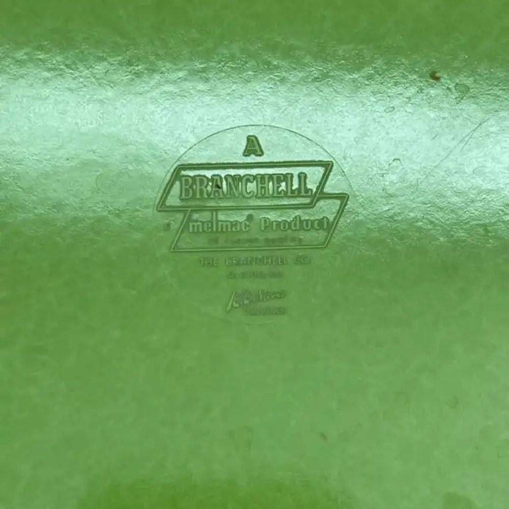 Branchell Melmac Color Flyte Green Dishes - Picture 3 of 4